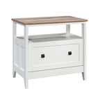 Lateral File with Large Drawer, White finish - Grand Goldman