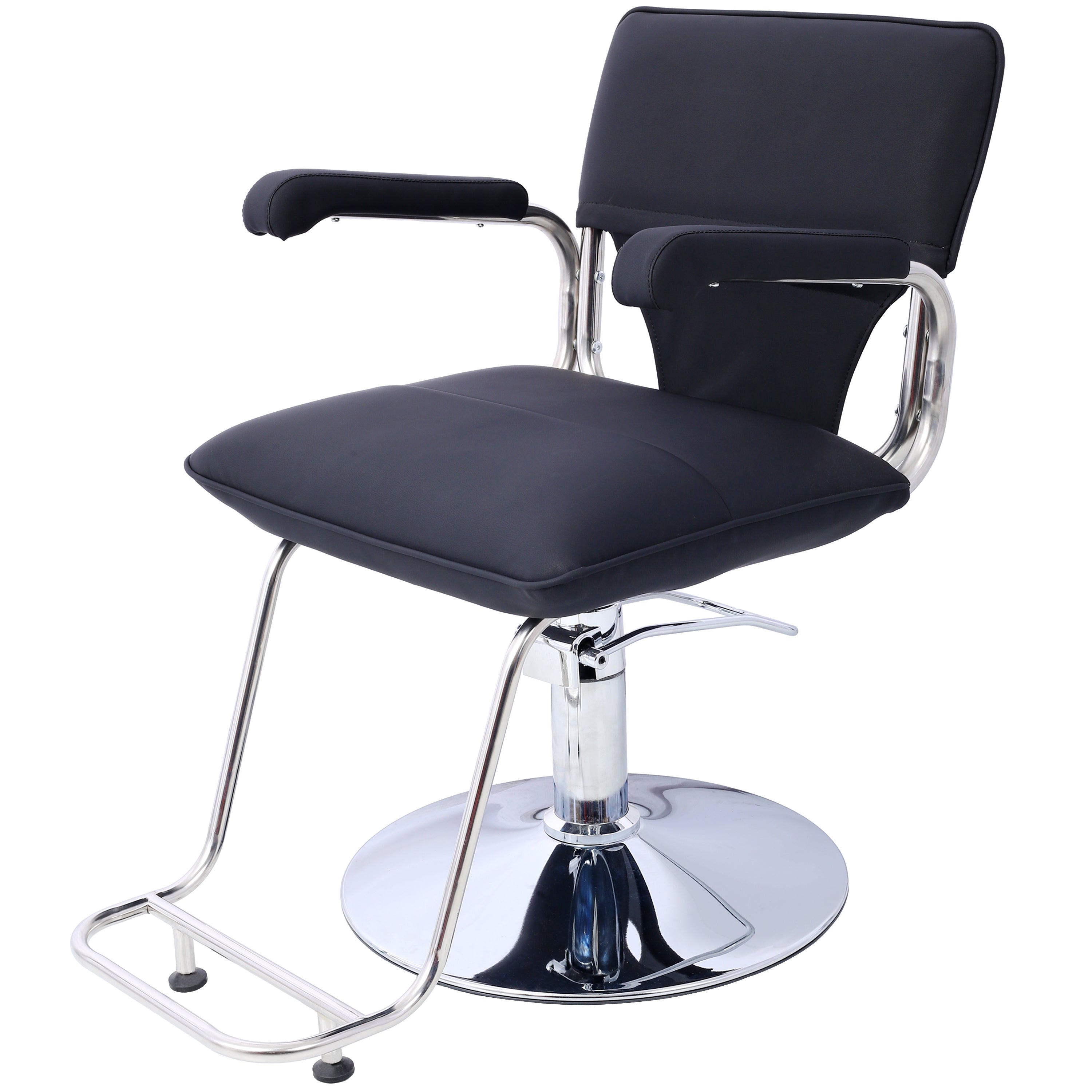 Stainless steel frame,Fashion style Hair Salon Chair Styling Heavy Duty Hydraulic Pump Barber Chair Beauty Shampoo Barbering 