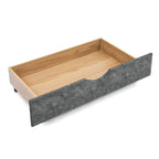 Mid-Century Grey Upholstered Tufted Daybed with Drawers and Copper Nail Trim, Queen Size (84.5'x63.5'x26.5') - Grand Goldman Shop