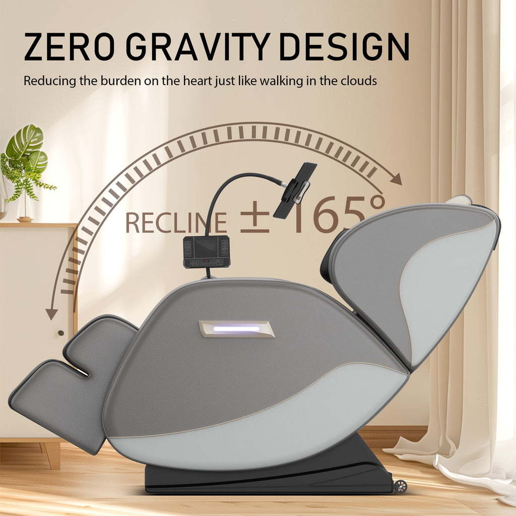 Massage Chair Recliner with Zero Gravity with Full Body Air Pressure - Grand Goldman Shop