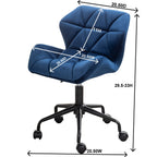 Eldon Diamond Tufted Adjustable Swivel Office Chair, Gray - Grand Goldman