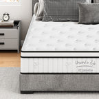 Queen Size Mattress,12 Inch Hybrid Mattress, Individually Pocketed Innerspring, Medium Firm - Grand Goldman Shop
