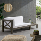 BRAVA X-BACK ECKBANK-L MIT COUCHTISCH, WEISS