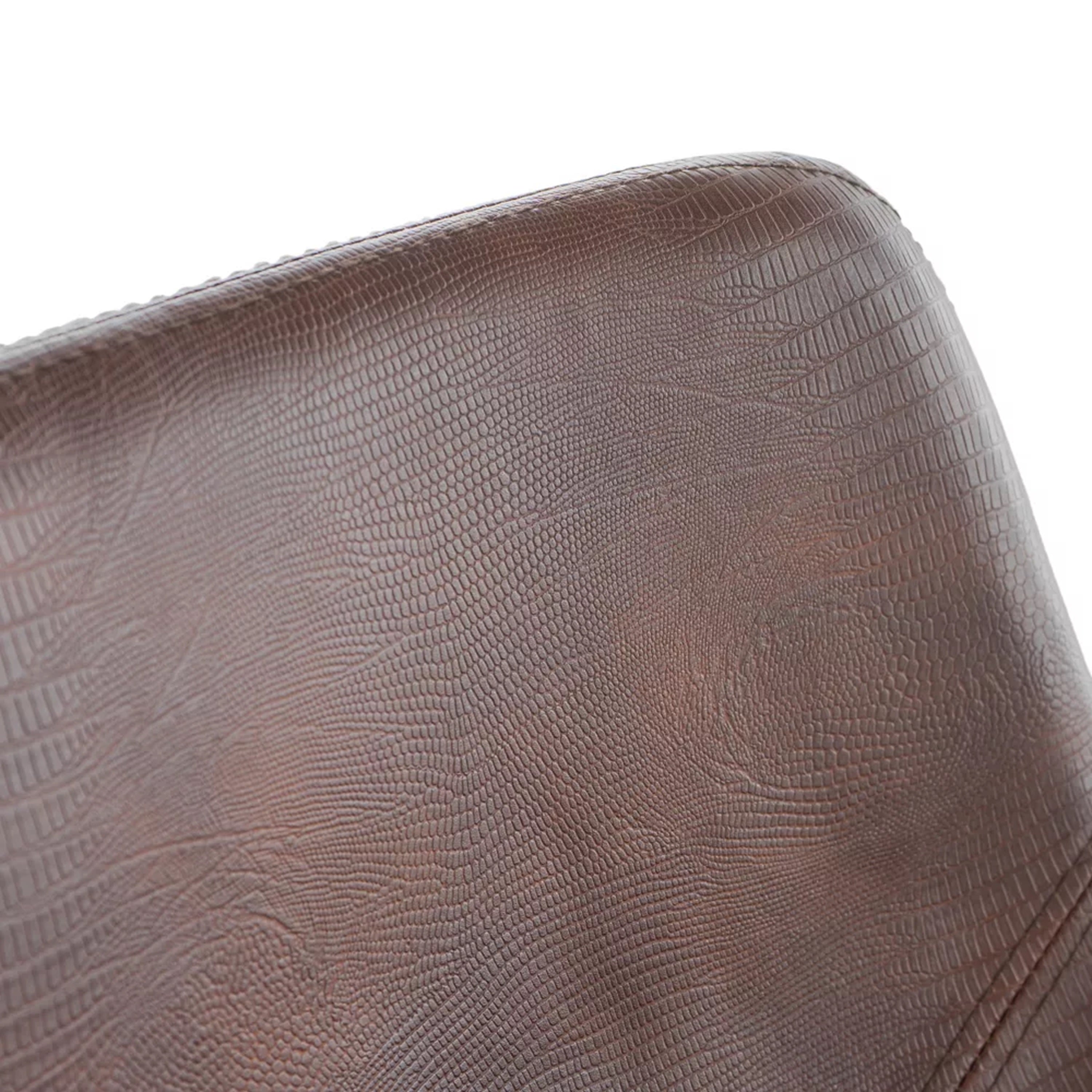 Set of 2 30' Dax Faux Leather Barstool Brown - Grand Goldman Shop