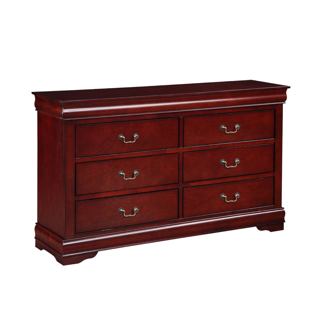 Louis Philippe Cherry Finish Dresser - Grand Goldman Shop