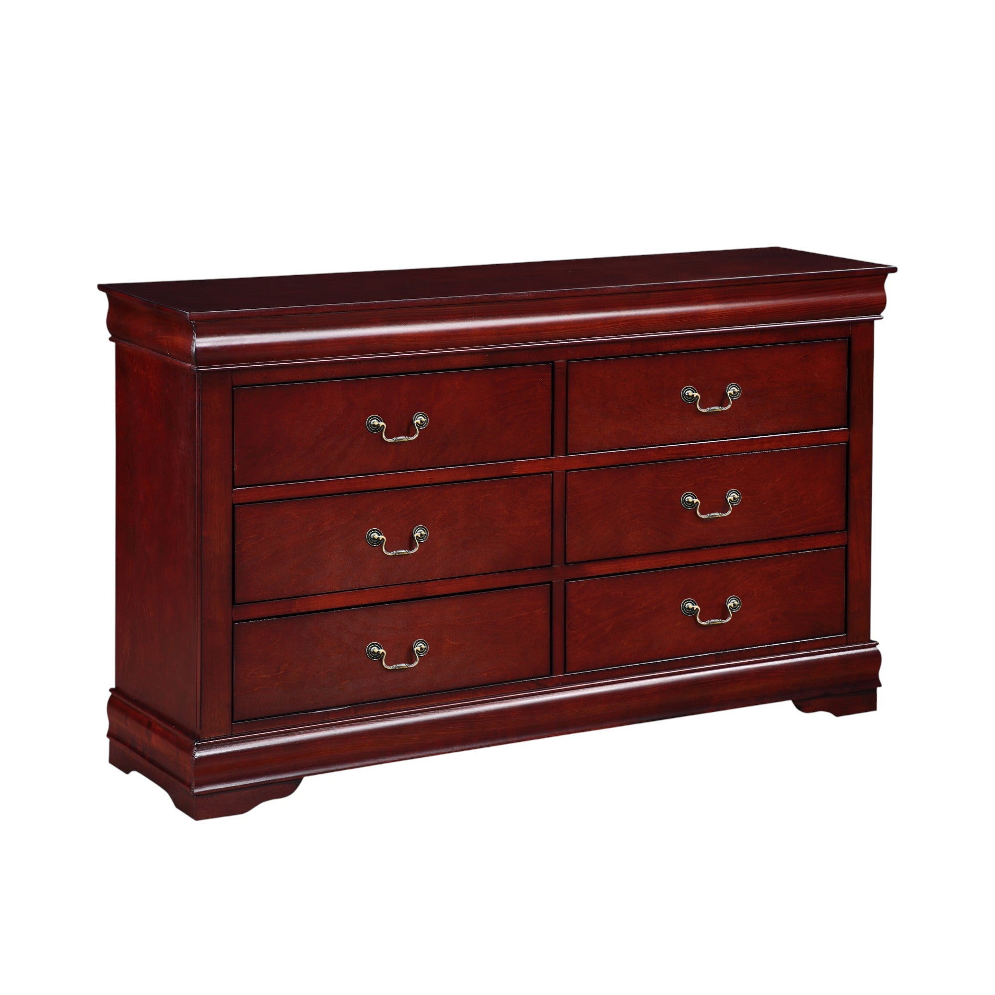 Louis Philippe Cherry Finish Dresser - Grand Goldman Shop