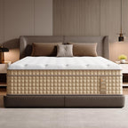 Queen Mattress 14 Inch, 7-Zone Contouring Bed in a Box,Firm Hotel Collection Hybrid Mattresses with Extra Lumbar & Shoulder Support - Grand Goldman Shop