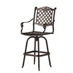 Cast Aluminum Bar Stool - Grand Goldman Shop