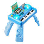 Baby DJ Playset for Toddlers 1-3, Educational Musical Table Toys with 133 Sound Sources, Recording and LED DJ Turntable, Baby