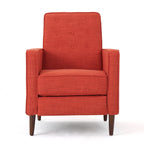 Macedonia Mid-Century Modern Button Tufted Fabric Recliner - Grand Goldman Shop
