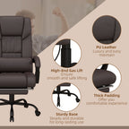 High Back Vibration Massage Office Chair with 6 Points, Hight Adjustable Computer Desk Chair, Reclining Office Chair with Ret