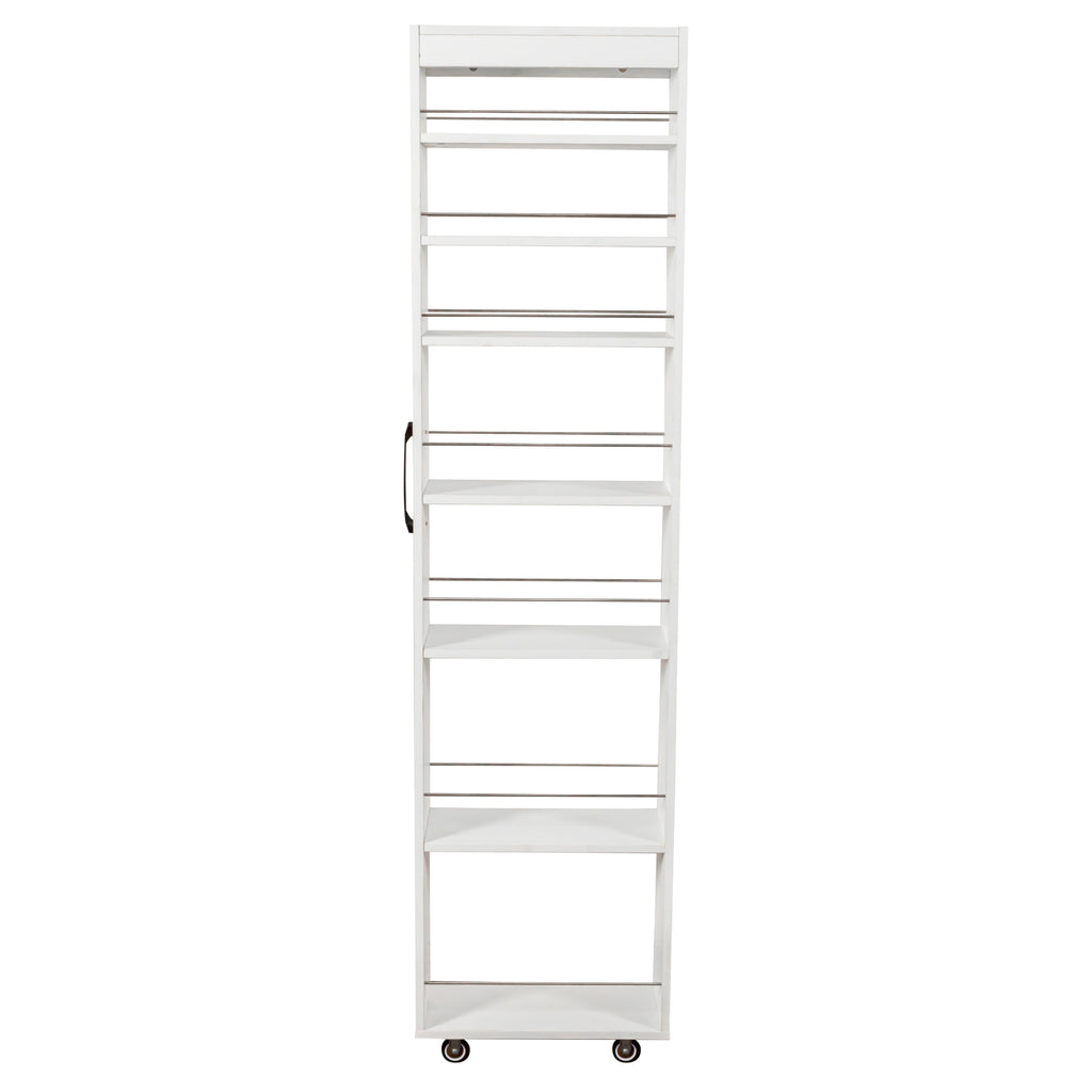 7 Tier multi-functional pull-out multi-tier storage Single-sided open shelf for Kitchen, Living Room & Narrow Spaces - Grand Goldman Shop