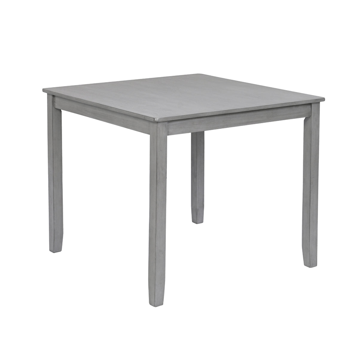 Wooden Dining Square Table, Kitchen Table for Small Space, 4 Person Dining Table, Gray ONLY THE TABLE - Grand Goldman Shop