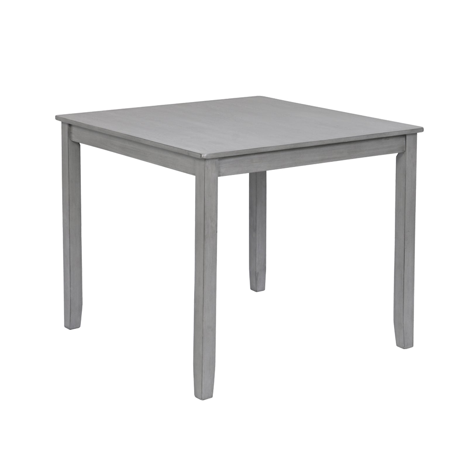 Wooden Dining Square Table, Kitchen Table for Small Space, 4 Person Dining Table, Gray ONLY THE TABLE - Grand Goldman Shop