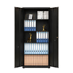 High Storage Cabinet with 2 Doors and 4 Partitions to Separate 5 Storage Spaces, Home/ Office Design - Grand Goldman
