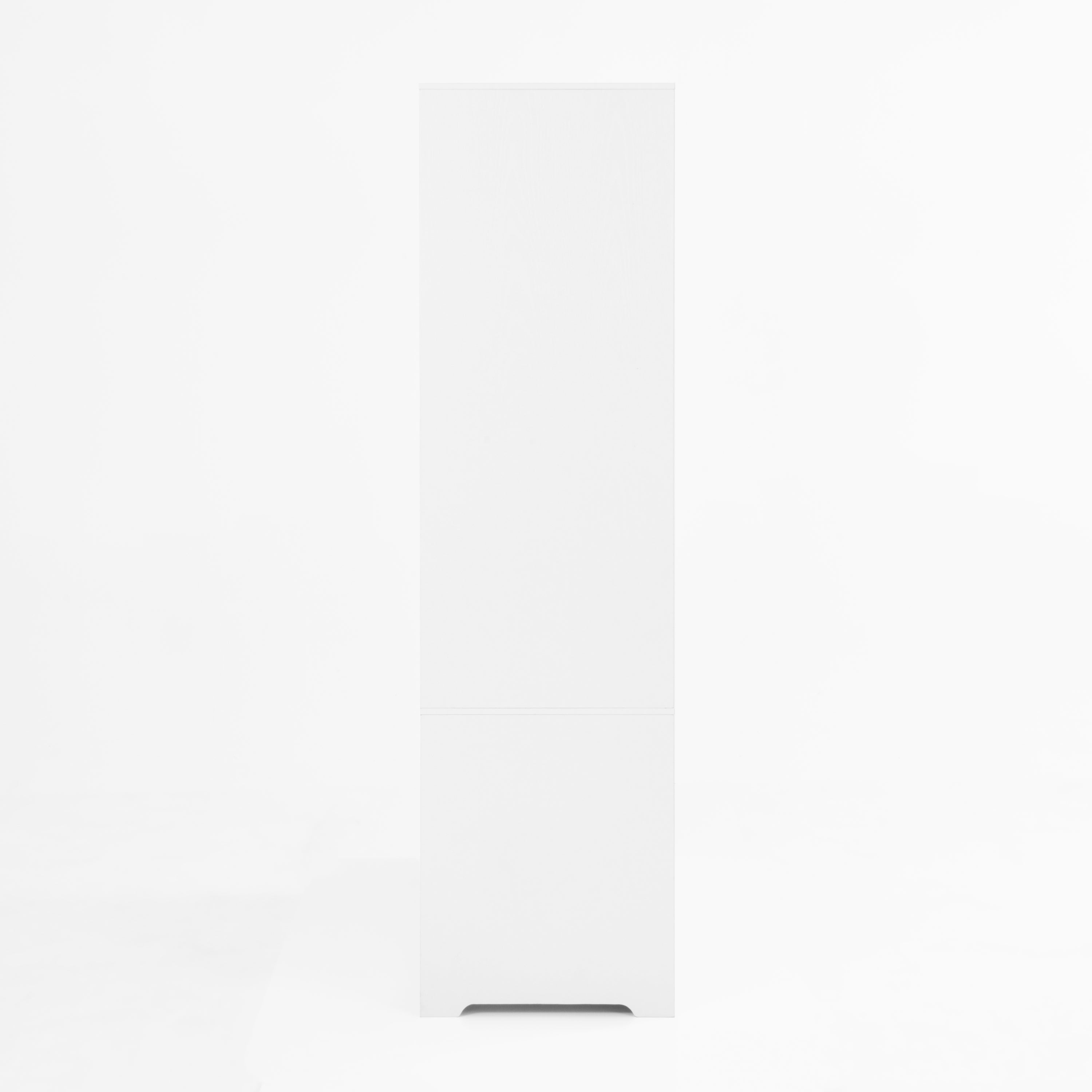 4 Doors Wardrobe Closet with Mirror, LED Wardrobe with Doors and 2 Drawers, Wooden Wardrobe Storage Cabinet with Hanging Rod, Adjustable Shelves, White - Grand Goldman Shop