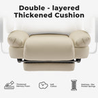 Office Chair Ergonomic 200 kg PU Leather Computer Chair with Lumbar Support and High Backrest, Ergonomic Desk Chair with Lift