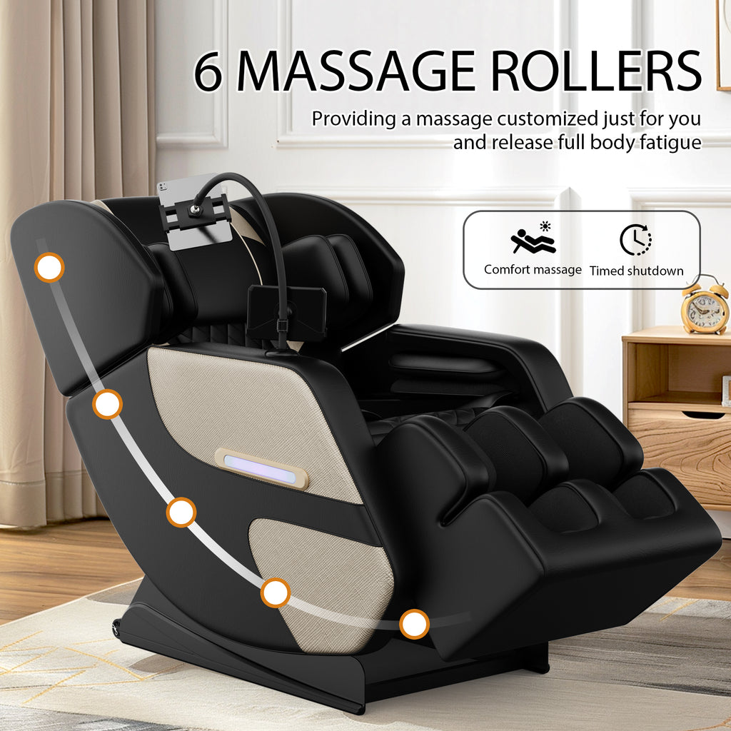 Massage Chair Recliner with Zero Gravity with Full Body Air Pressure - Grand Goldman Shop