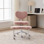 Meditation Chair Plus, Cross Legged Chair with Wheels, ADHD Chair, Criss Cross Desk Chair with Lumbar Support and Adjustable 