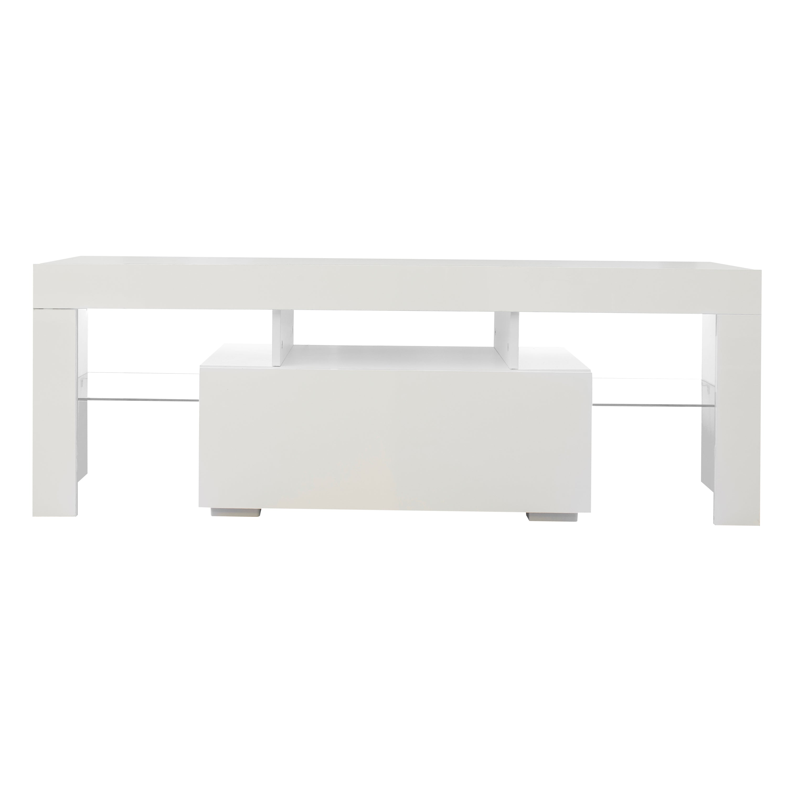 Entertainment TV Stand, Large TV Stand TV Base Stand with LED Light TV Cabinet. - Grand Goldman Shop