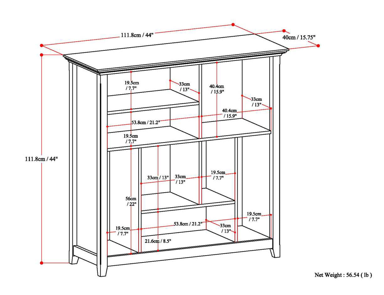 Amherst - Multi Cube Bookcase and Storage Unit - White | Premium Home Decor - Grand Goldman