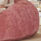 6FT bean bag chair, memory foam filling, adult and teen bean bag chair, soft sofa with removable flannel cover, round sofa for living room, bedroom, college dorm. - Grand Goldman Shop