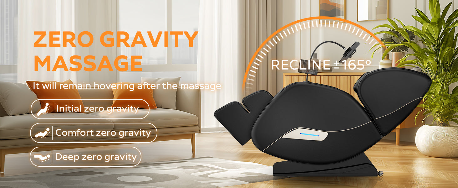 2024 Massage Chair Recliner with Zero Gravity with Full Body Air Pressure - Grand Goldman Shop