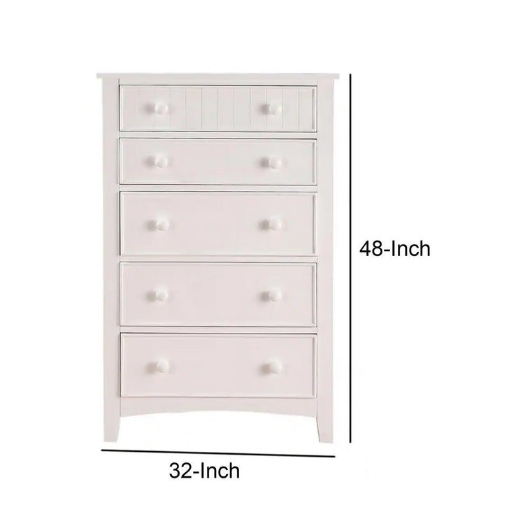 White Color Twin Size Bed Nightstand And Chest 3pc Set Bedroom Furniture Wooden Transitional Style Headboard - Grand Goldman Shop