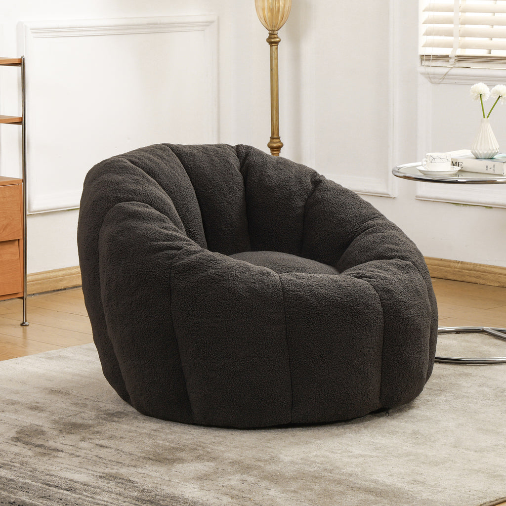 Bean Bag Chair, Bean Bag Sofa Chair with Armrests Stuffed High-Density Foam, Lazy Sofa Comfy Chairs BeanBag Chair for Adults in Living Room,Bedroom Reading - Grand Goldman Shop