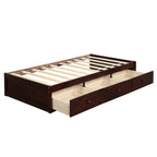 Orisfur. Twin Size Platform Storage Bed with 3 Drawers - Grand Goldman Shop