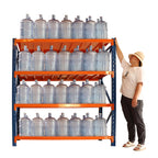 Garage shelves Heavy Duty - 4400 lbs garage storage 4 levels, adjustable metal shelving units and storage, industrial shelves utility shelves for commercial store tools gym - Grand Goldman Shop