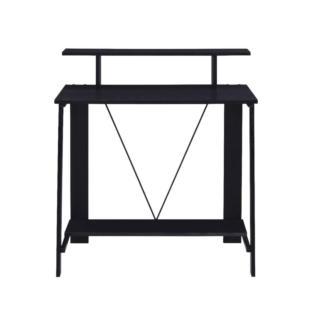 Nypho Black Finish Writing Desk - Grand Goldman