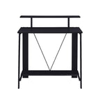 Nypho Black Finish Writing Desk - Grand Goldman