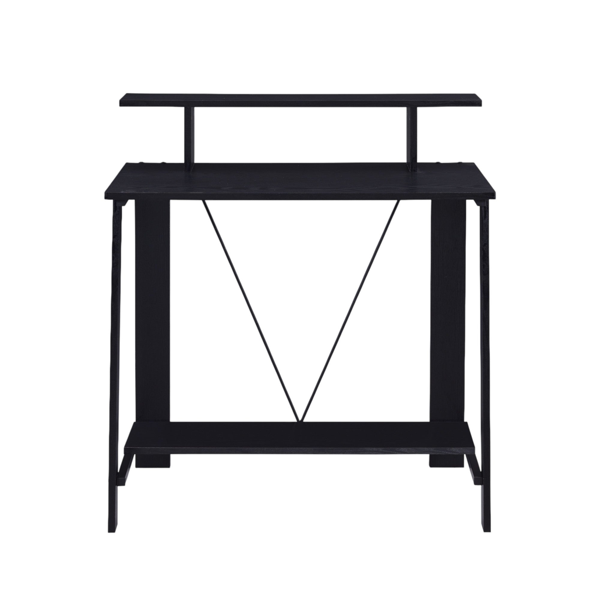 Nypho Black Finish Writing Desk - Grand Goldman