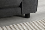 3 Fold Sofa,Convertible Futon Couch sleeper sofabed,Space saving loveseat,Pull Out Couch Bed for Living Room,Dark Gray & Light Gray & Beige,Velvet linen fabric - Grand Goldman Shop