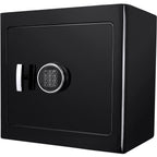 Black Jewelry Safe V2 with Fireproof Protection and Advanced Locking, Steel, 1.01 Cubic Ft - Grand Goldman