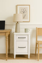 2 Drawer Filing Cabinet - White - Shop Quality Furniture at Grand Goldman