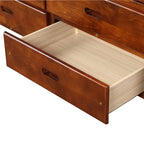 Orisfur. Twin Size Platform Storage Bed Solid Wood Bed with 6 Drawers - Grand Goldman Shop