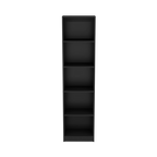 Bookcase Compact Bookshelf with Multiple Shelves, Black | Premium Home Decor - Grand Goldman