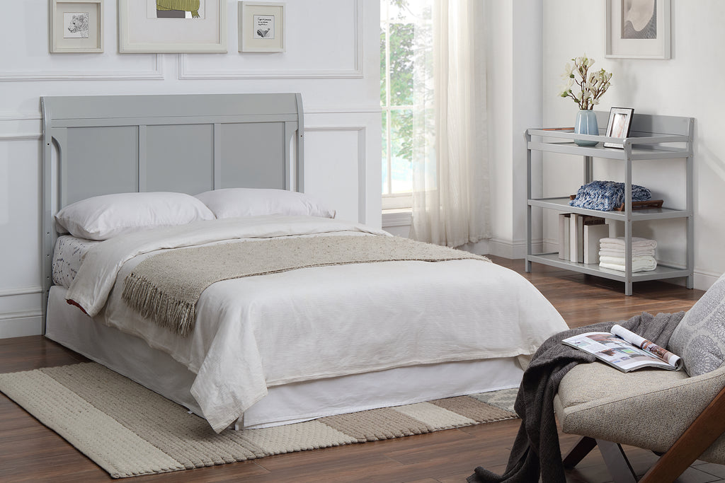 Shailee 4-in-1 Convertible Crib Gray | Premium Home Decor - Grand Goldman