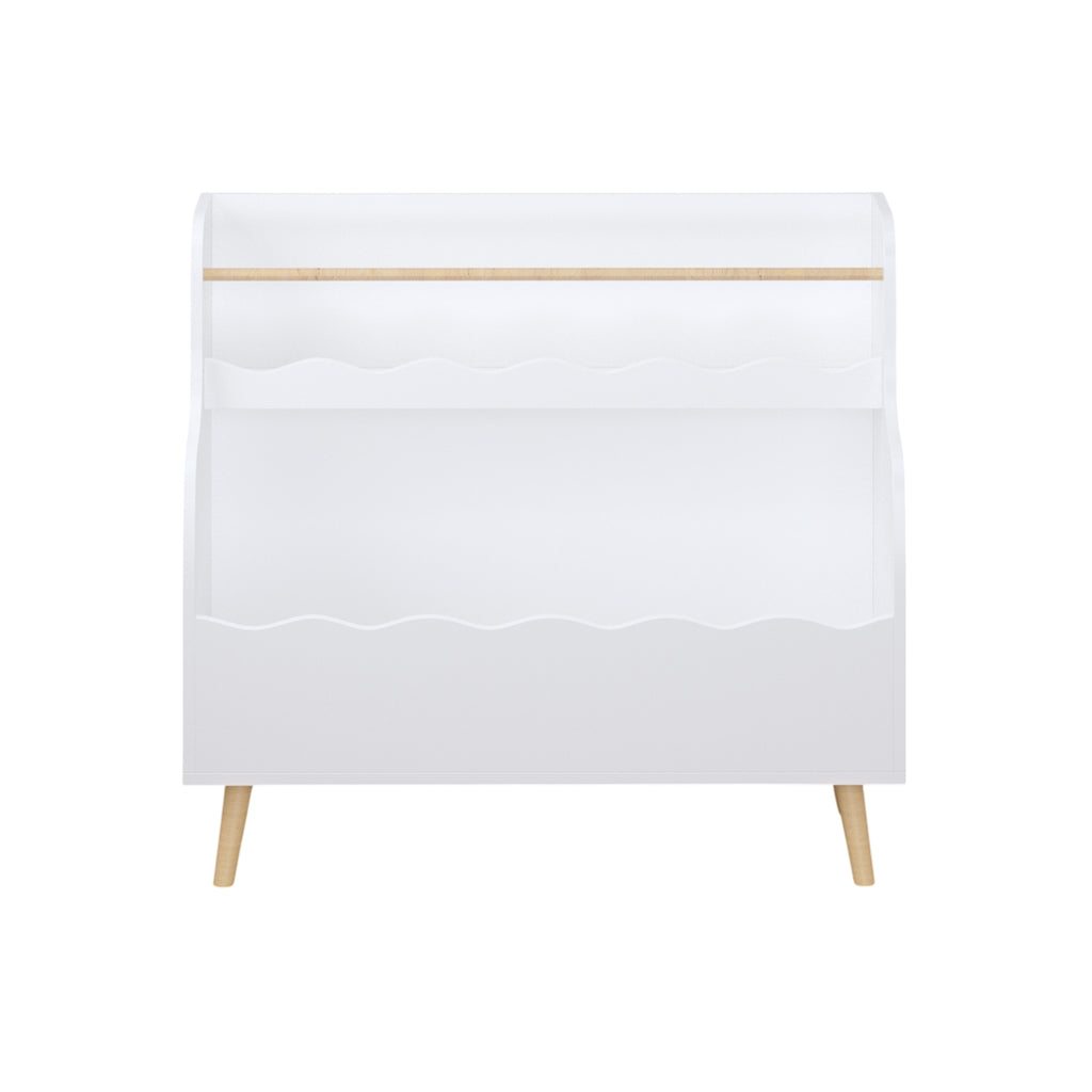 Kids Bookcaes, Children Book Organizer, toy Storage Cabinet Organizer, White - Grand Goldman
