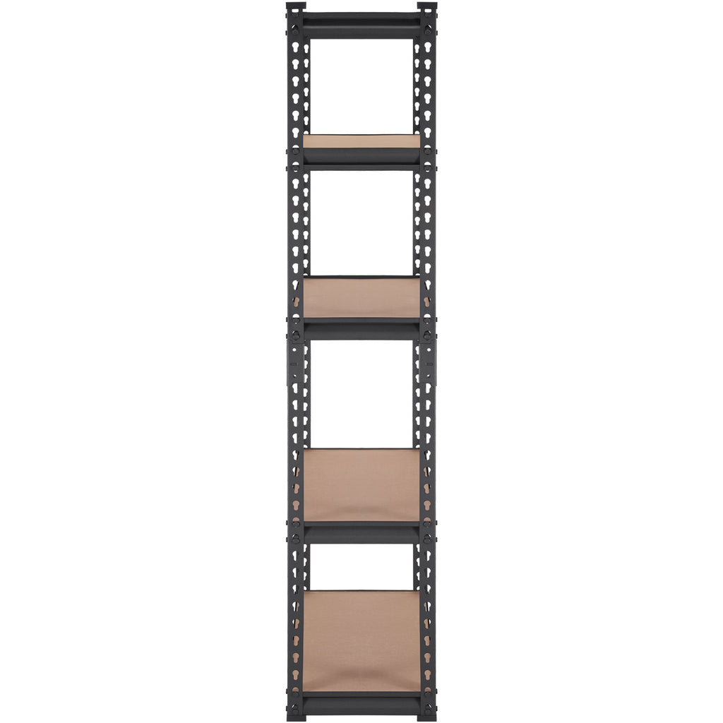 Storage Shelving Unit, 5-Tier Adjustable, 2000 lbs Capacity, Heavy Duty Garage Shelves Metal Organizer Utility Rack, Black, 30' L x 12' W x 60' H for Kitchen Pantry Basement Bathroom Laundry - Grand Goldman Shop