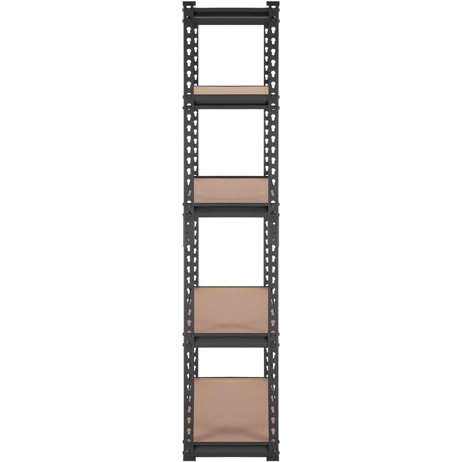 Storage Shelving Unit, 5-Tier Adjustable, 2000 lbs Capacity, Heavy Duty Garage Shelves Metal Organizer Utility Rack, Black, 30' L x 12' W x 60' H for Kitchen Pantry Basement Bathroom Laundry - Grand Goldman Shop
