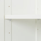 Pantry Cabinet, Kitchen Pantry Storage Cabinets with 2 Door and 3  Shelves, White Pantry Storage Cabinet, Cupboard for Kitchen, Dining Room and Living Room. - Grand Goldman Shop