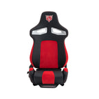 Universal PVC Bucket Style Reclinable Sport PU Leather Simulator Racing Seat with Adjustable Lock Slide - Grand Goldman