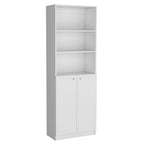 Acres 3 Piece Home Bookcase set, 67' Wide with 11 Shelves and Two Double-Door Cabinet ,  Living Room Set  White - Grand Goldm