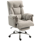 Reclining Desk Chair with Rolling Wheels,High Back Office Chair - Grand Goldman