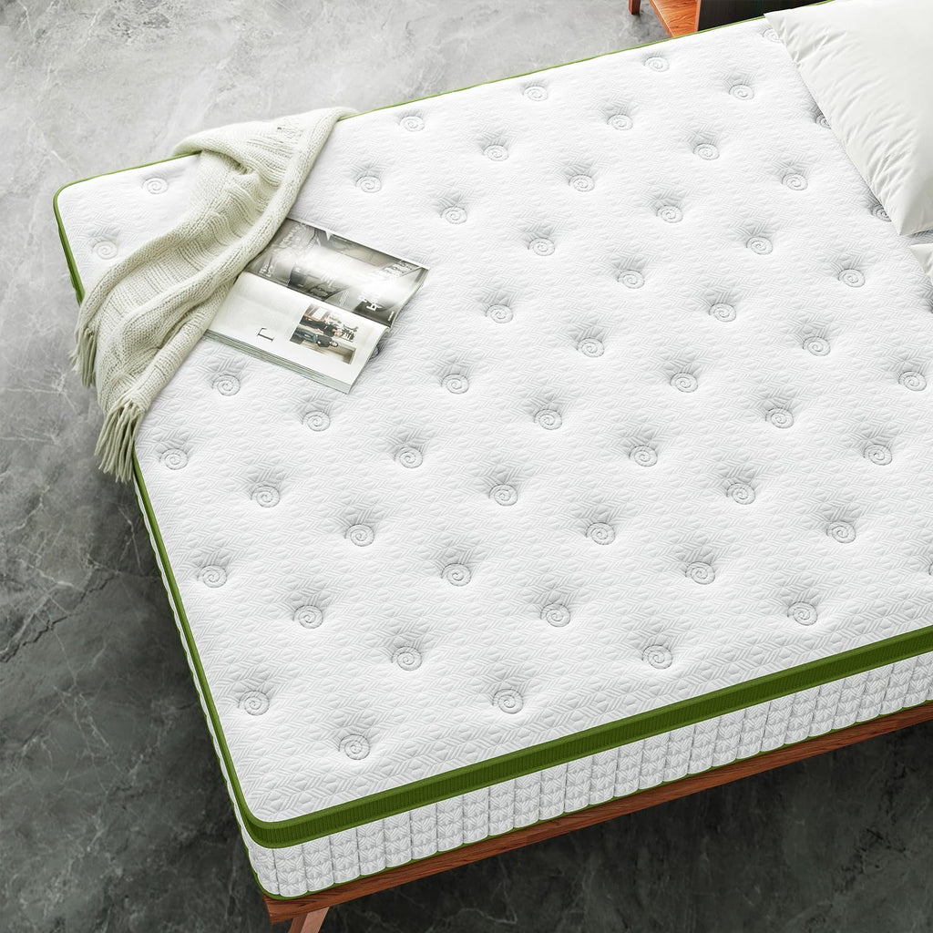 14' Queen Hybrid Mattress with Gel Memory Foam and Pocket Springs - Grand Goldman Shop