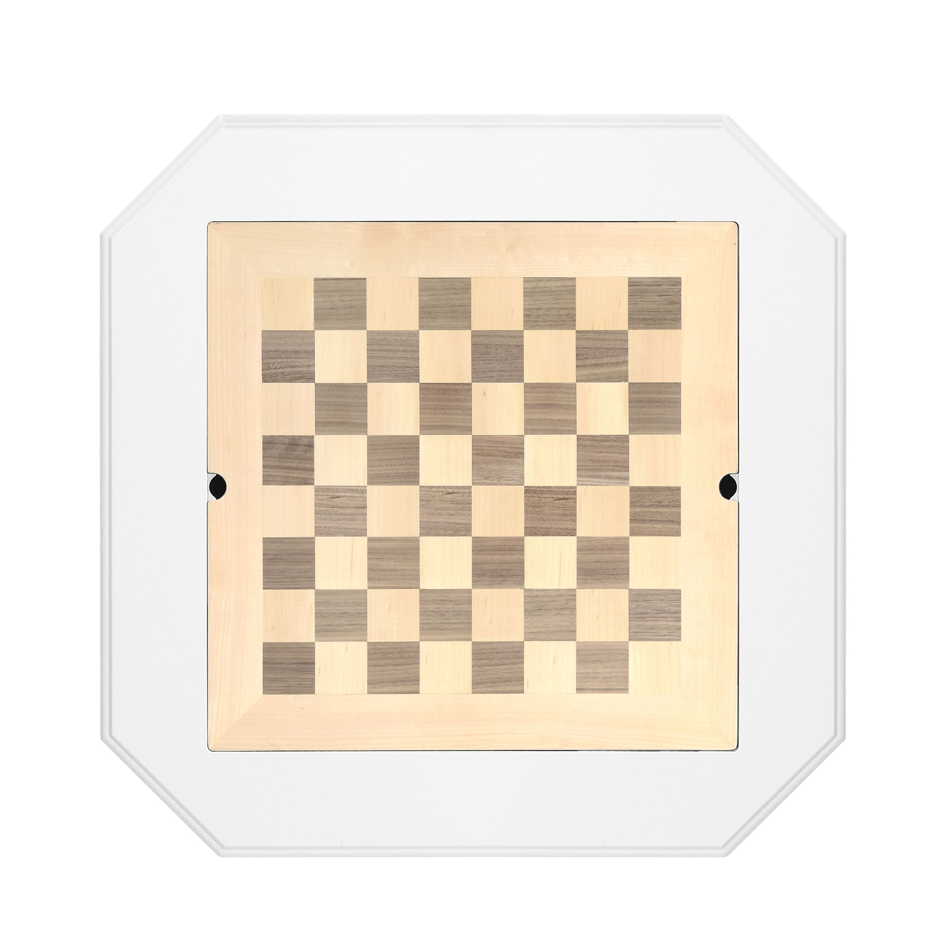 Galini White Finish Game Table - Grand Goldman