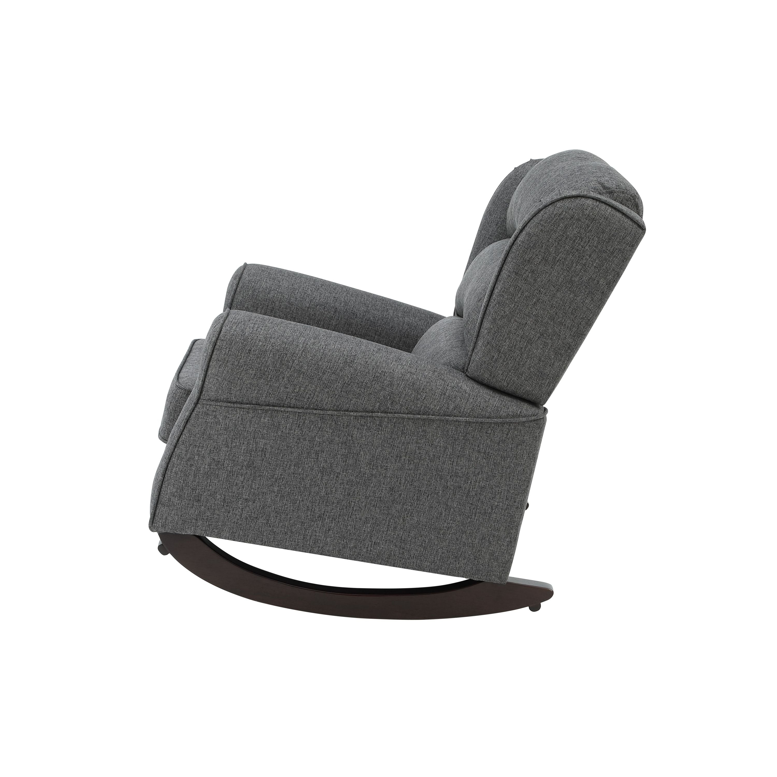 Grey Rocking Chair with Flared Arm - Grand Goldman Shop